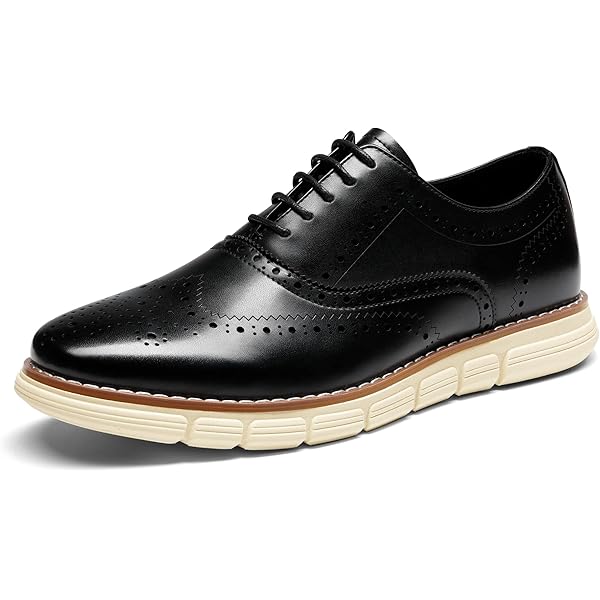 Amazon.com | Bruno Marc Men's MaxFlex Dress Sneakers Oxfords